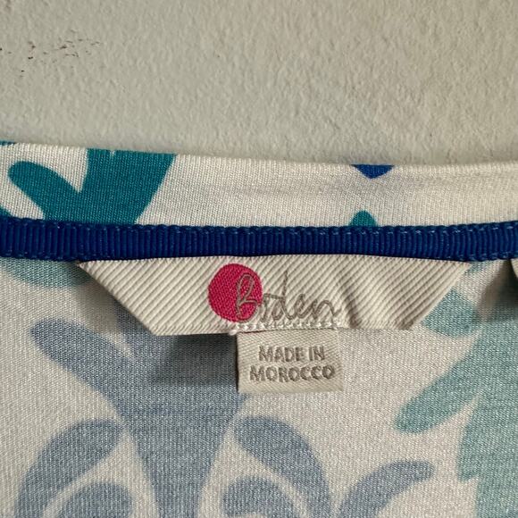 Boden White & Blue Tori Jersey Tunic - Picture 8 of 10